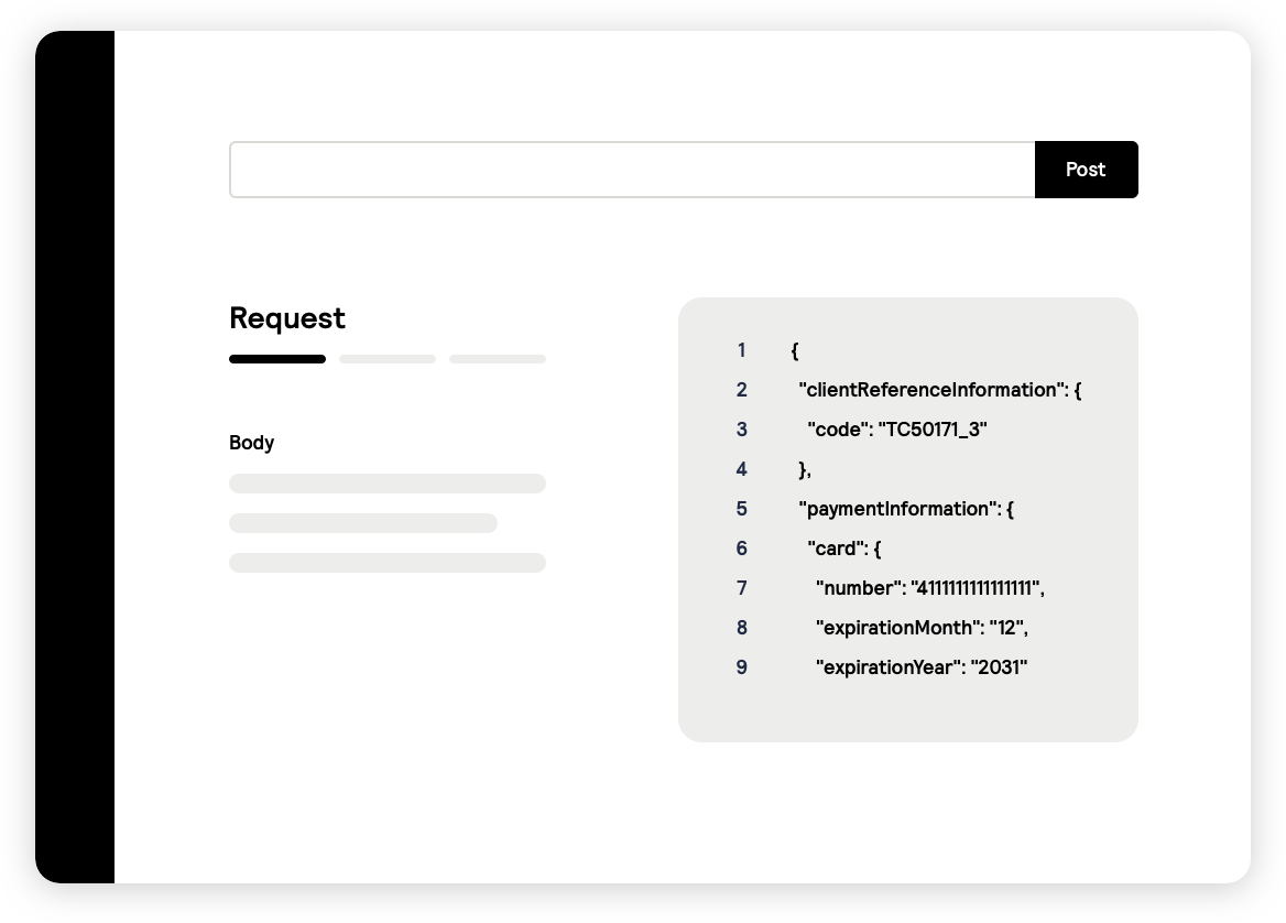 two illustrated credit cards stacked on one another